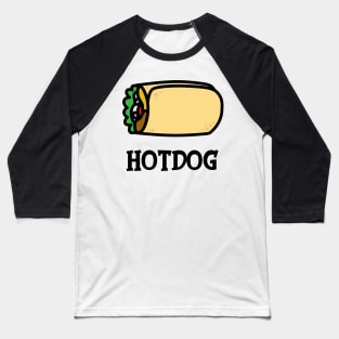 Hot Dog Baseball T-Shirt